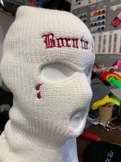 custom ski mask with logo.